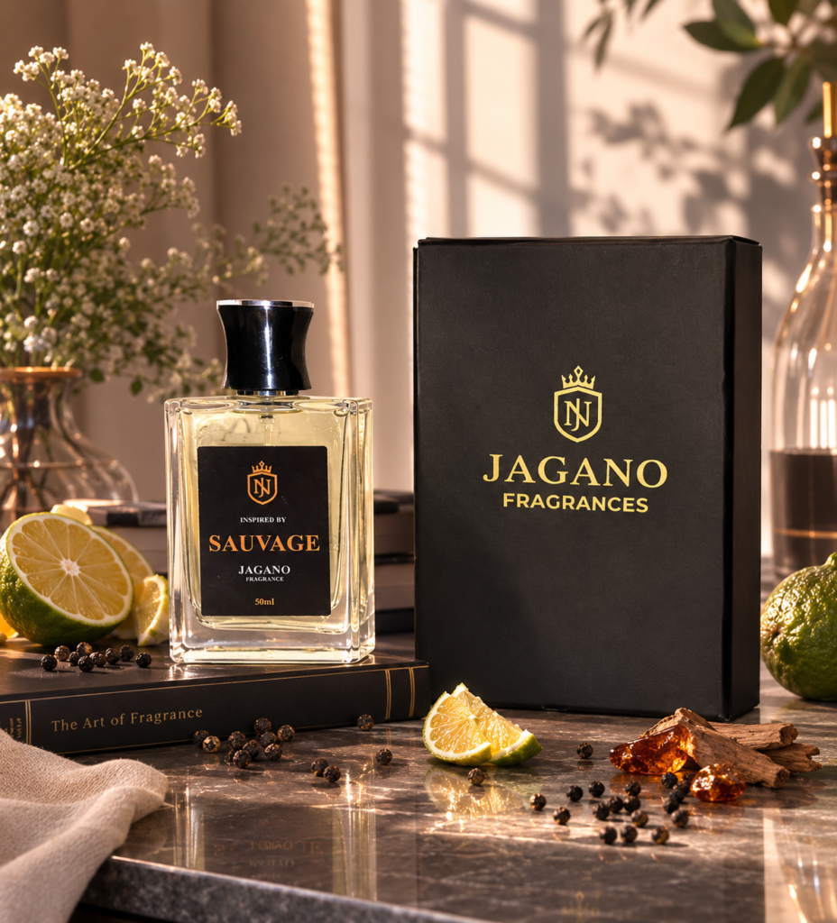 Jagano Fragrances perfume bottle and packaging